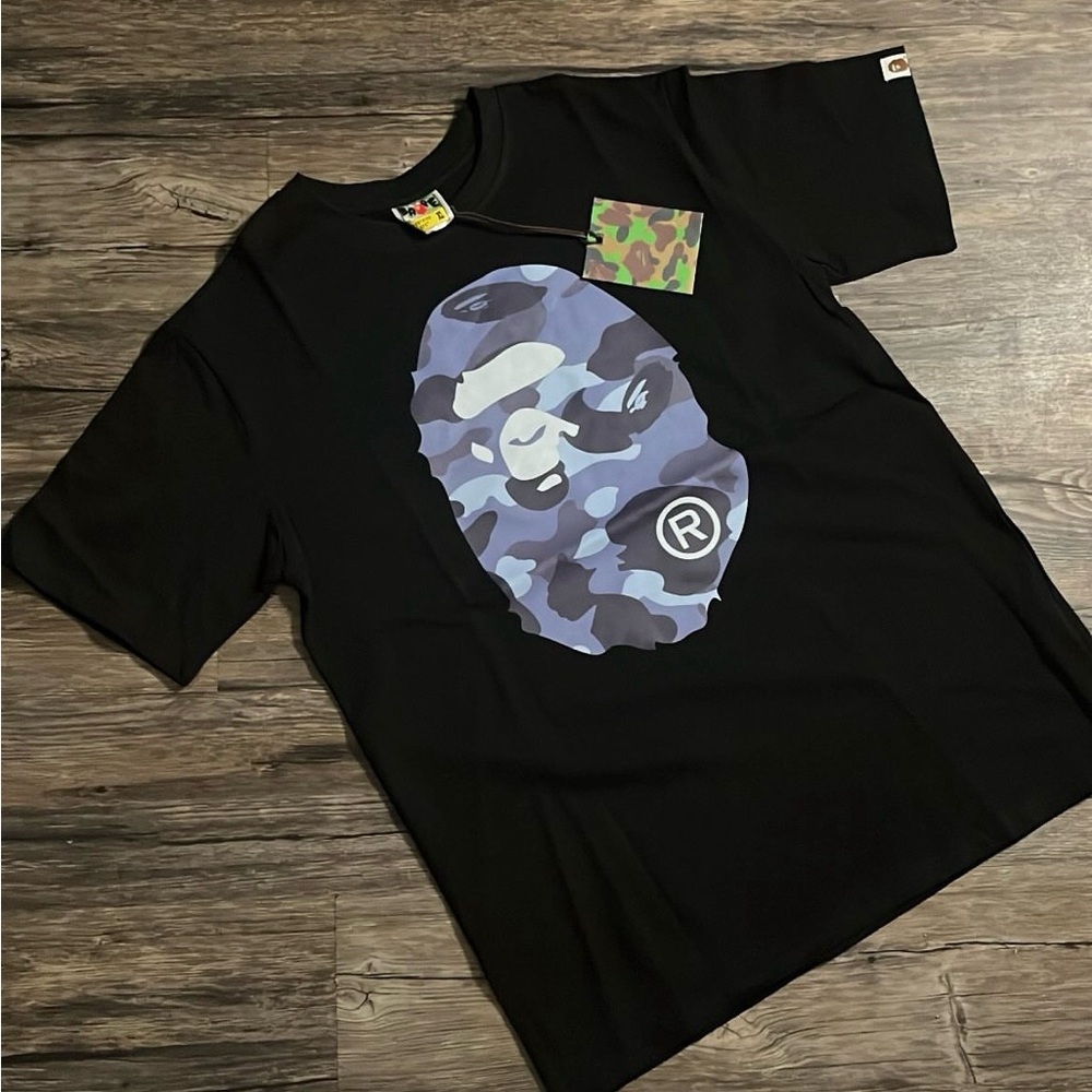 Blue camo Bape Mens Tee